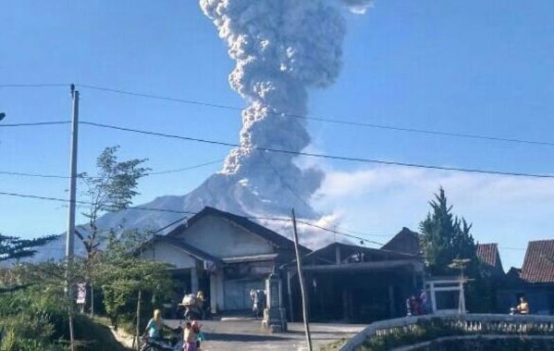 Gunung Merapi meletus/IG: BNPB_Indonesia.
