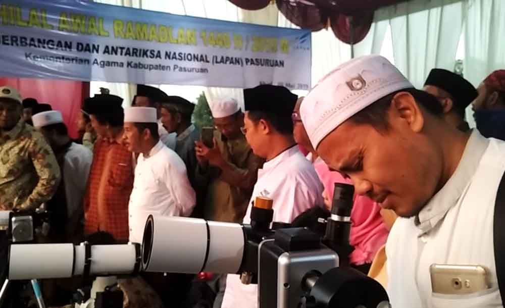 Pantauan hilal di Pasuruan