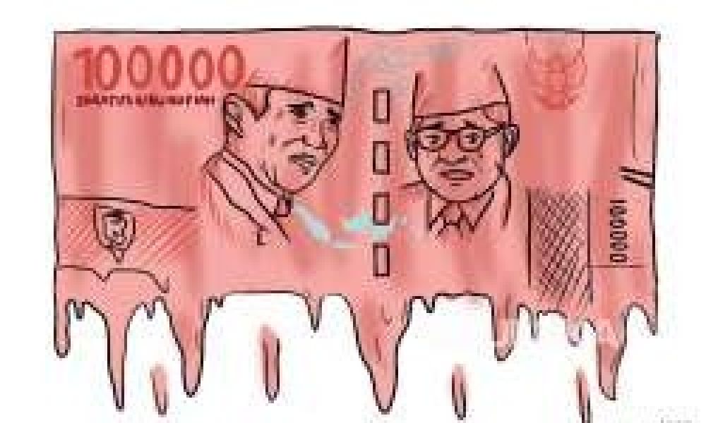 Ilustrasi Rupiah Melemah (Foto : MgRol112)