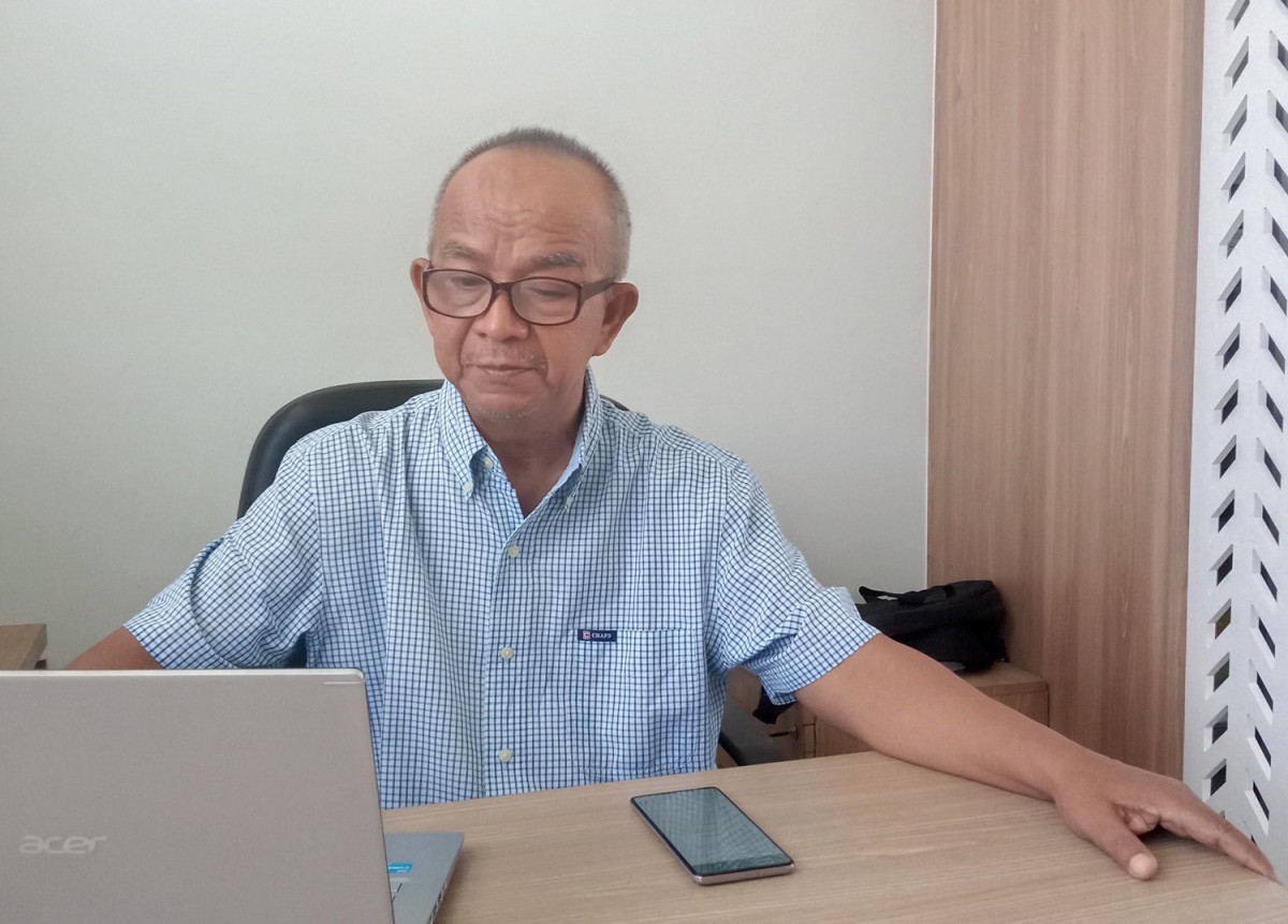 Ahli geologi ITS, Amien Widodo. (foto: Rama Indra/jatimnow.com)