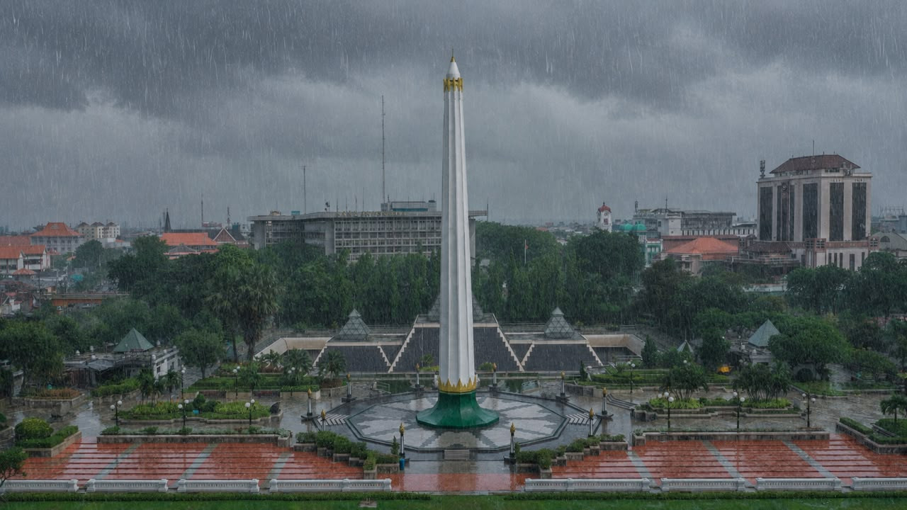 Ilustrasi Surabaya. (Foto: Ilustrasi AI)