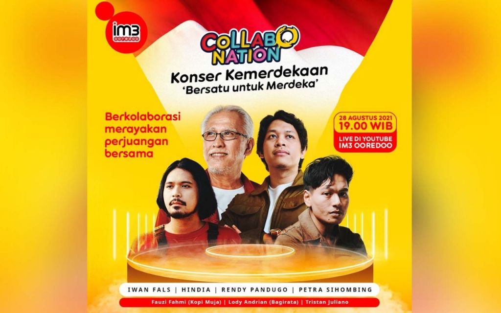 Iwan Fals Bawa Pesan Kemerdekaan dalam Collabonation  Konser