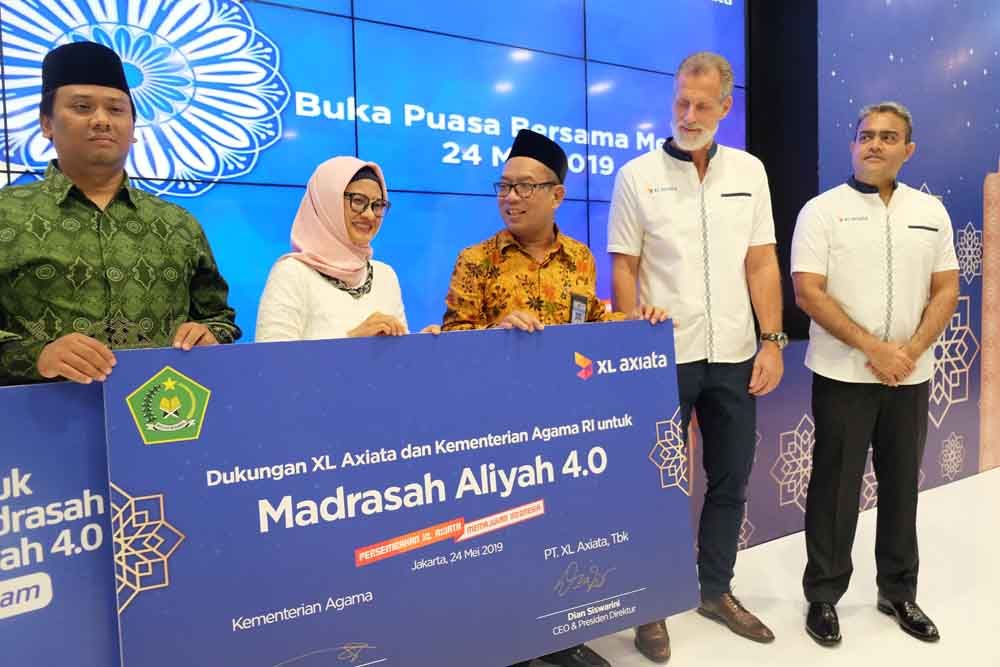 Peluncuran program kerjasama XL Axiata dan Kementrian Agama, Madrasah Aliyah 4.0 di Jakarta