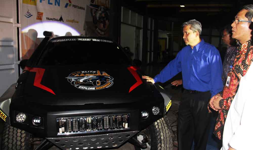 Salah satu mobil tenaga listrik buatan PLN BLITS