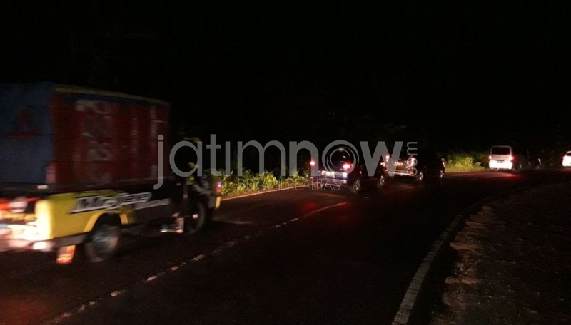 Jalur kembali normal setelah sebelumnya sempat padat akibat longsor/Foto: Irul Hamdani