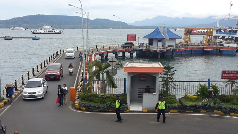 Suasana Pelabuhan Ketapang di Banyuwangi