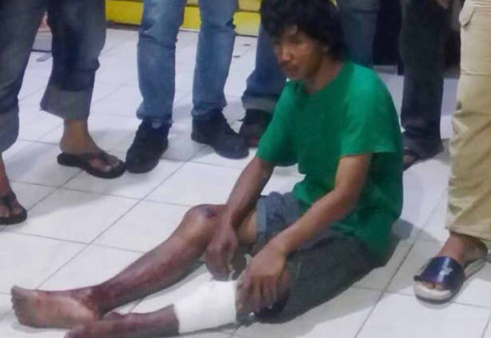 Pelaku jambret di Surabaya yang ditembak polisi