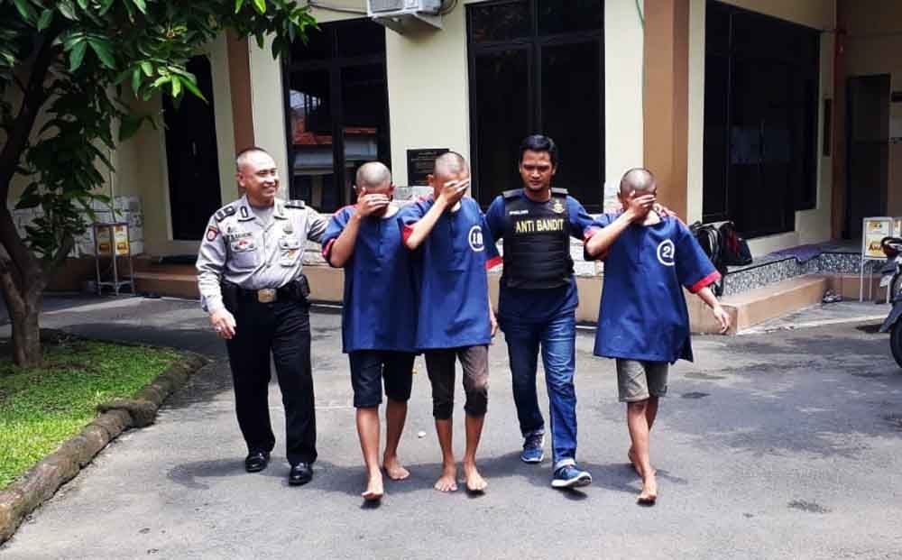 Komplotan jambret yang berhasil ditangkap