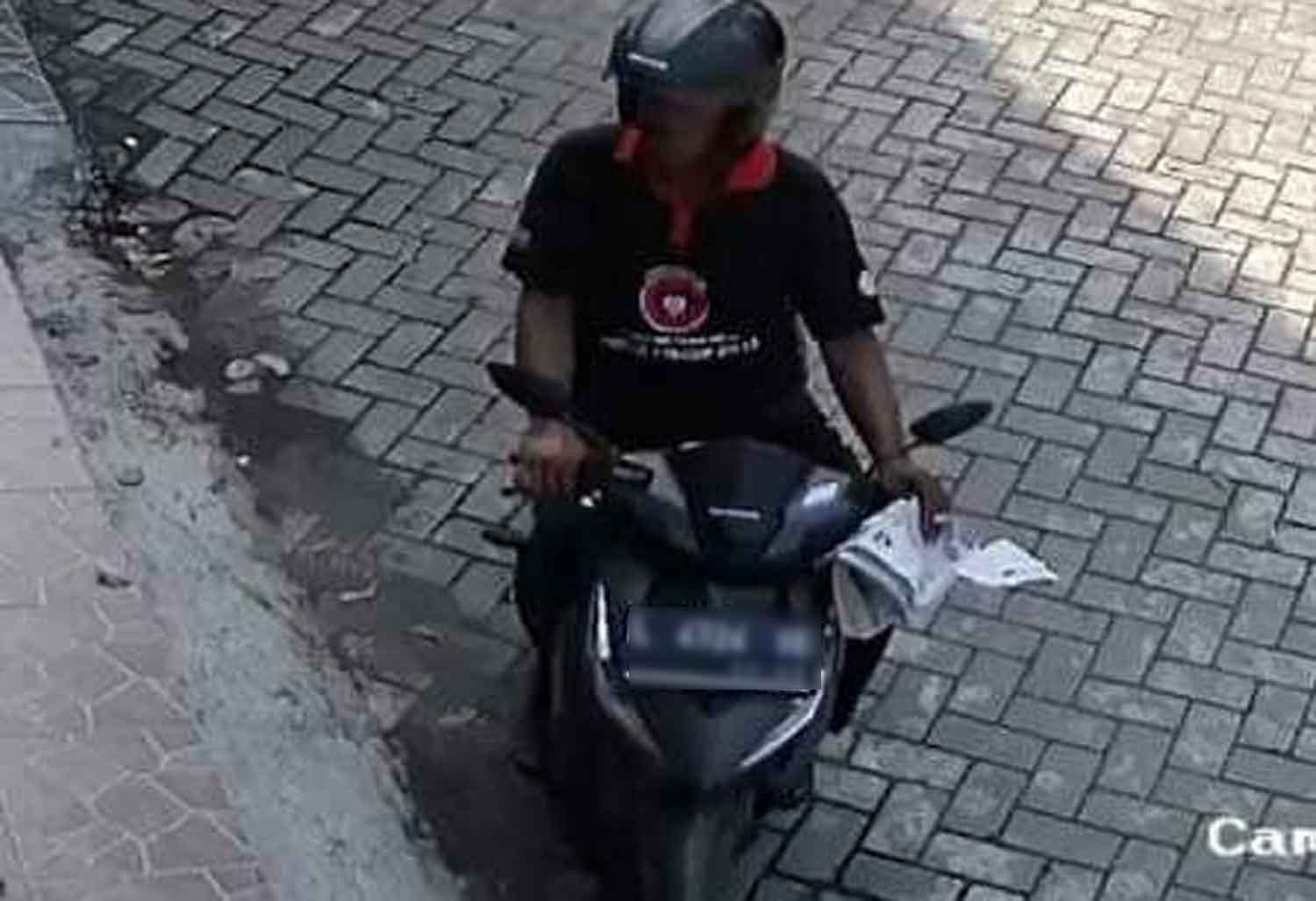 Diduga salah satu pelaku yang terekam CCTV foto: Istimewa