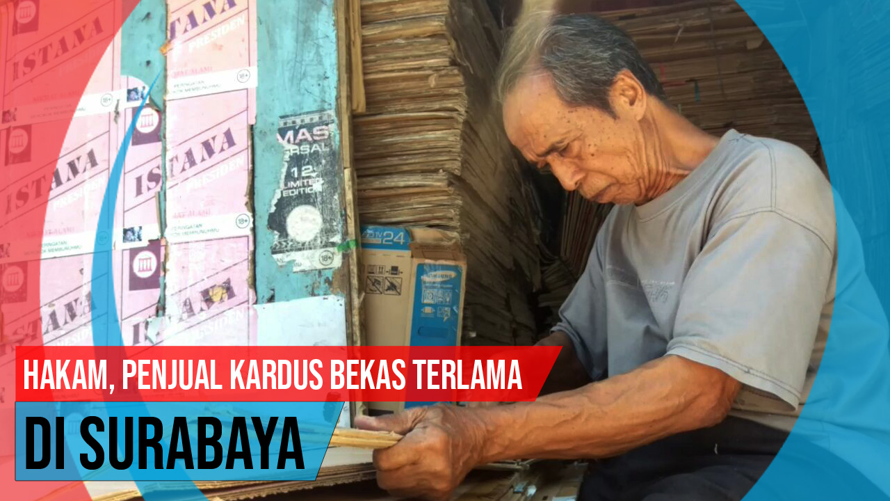 Video: Hakam, Penjual Kardus Bekas Terlama di Surabaya