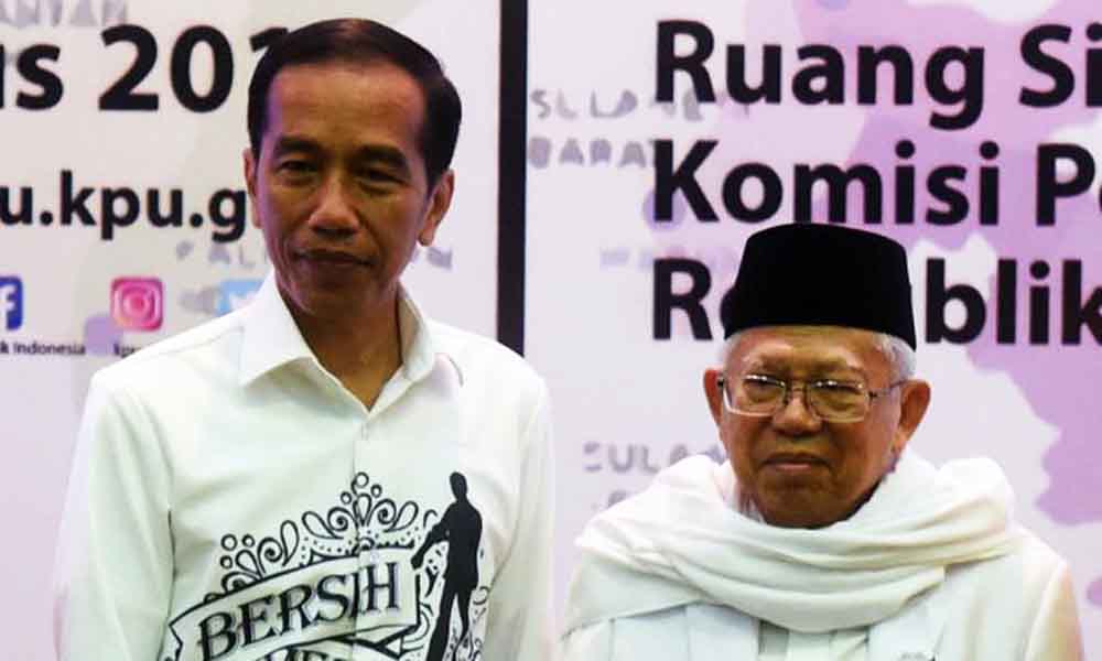 Capres-Cawapres Nomor Urut 01 Jokowi-Ma'ruf Amin