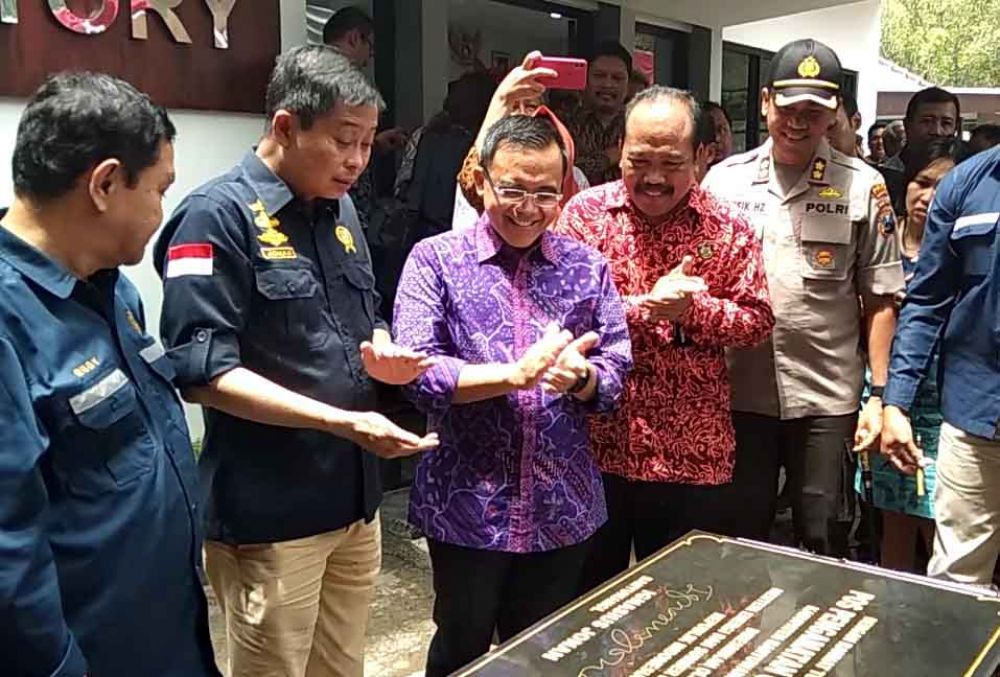 Peresmian pos pengamatan Gunung Api Ijen