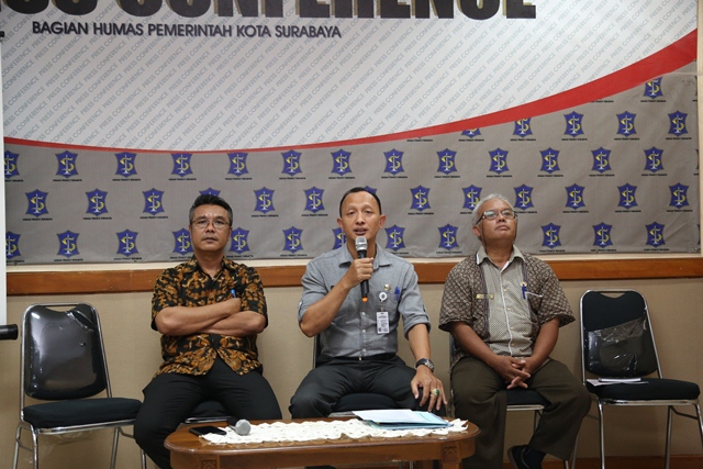 Jumpa pers Hari Pekerja yang akan digelar oleh Pemkot Surabaya