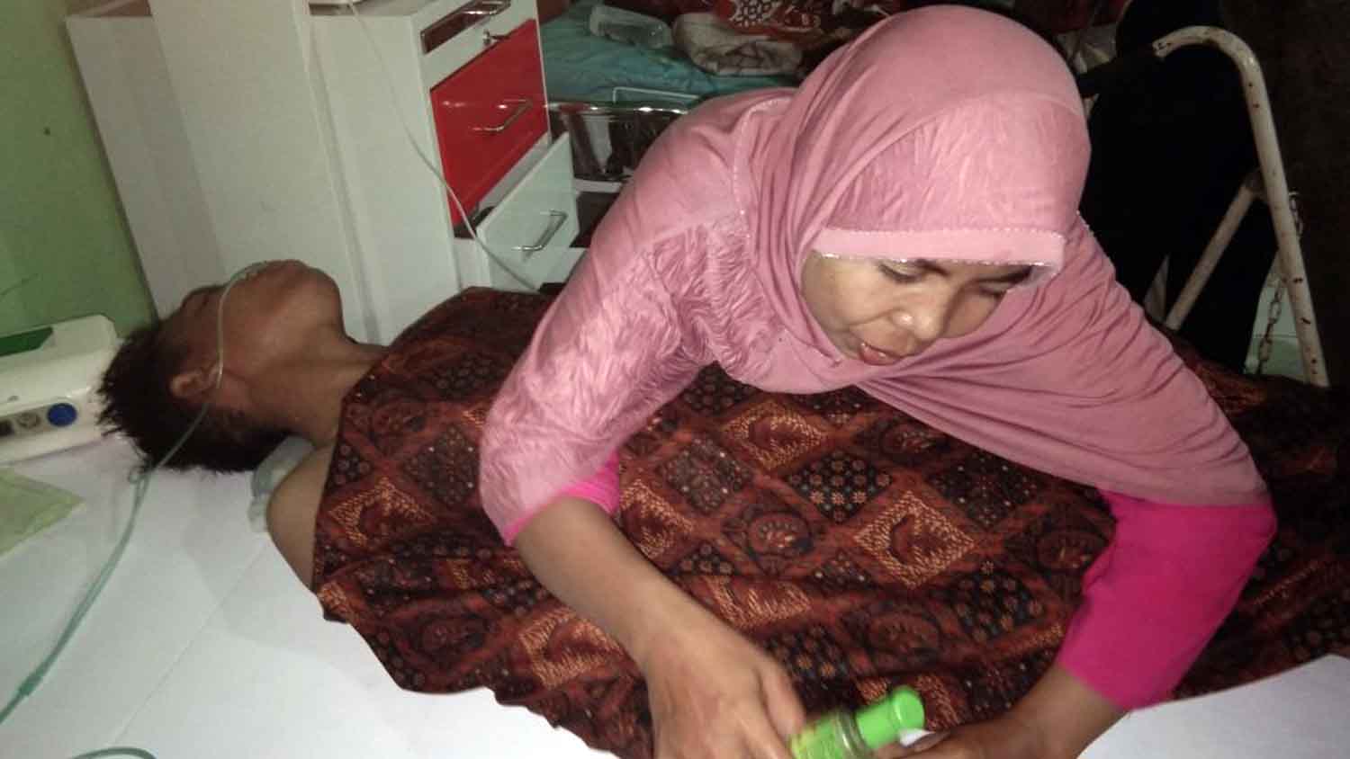 Korban kapal di perairan Sumenep yang terbalik.