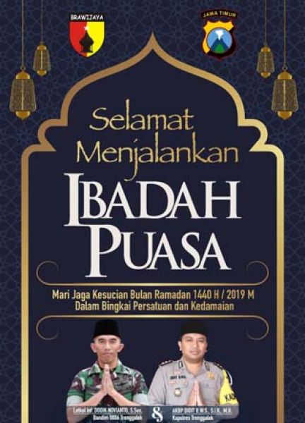 Kapolres Trenggalek, AKBP Didit Bambang Wibowo 