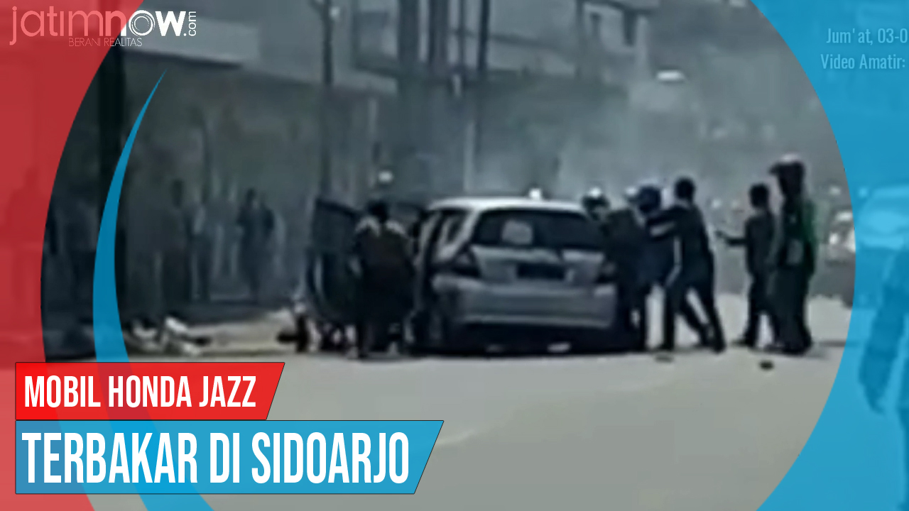 Video: Mobil Terbakar di Sidoarjo