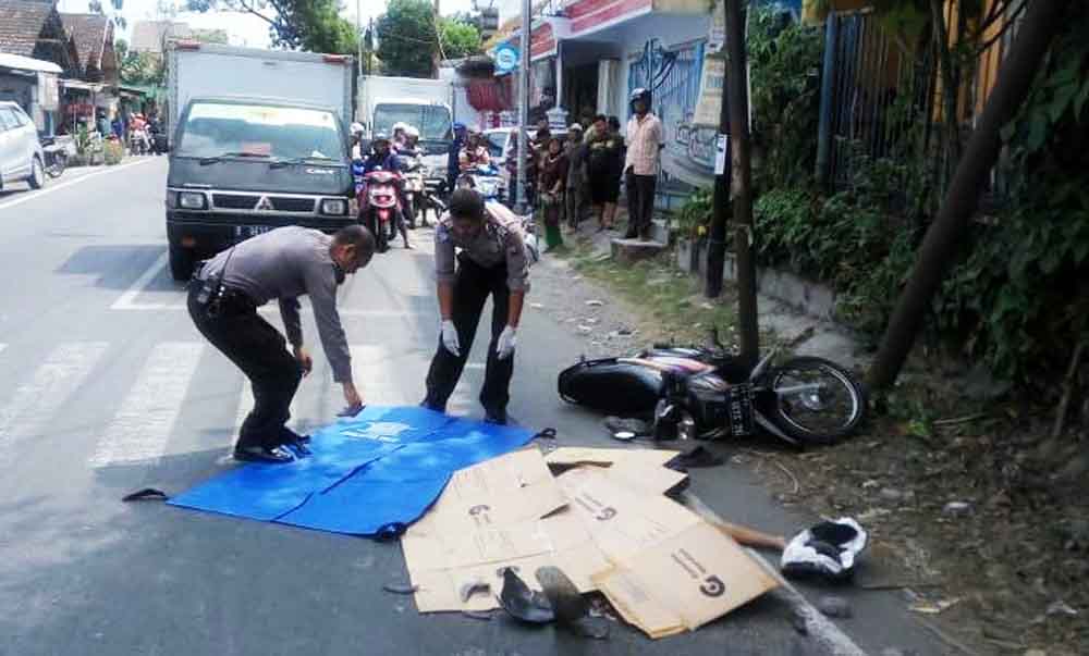 Salah satu kejadian kecelakaan di Blitar