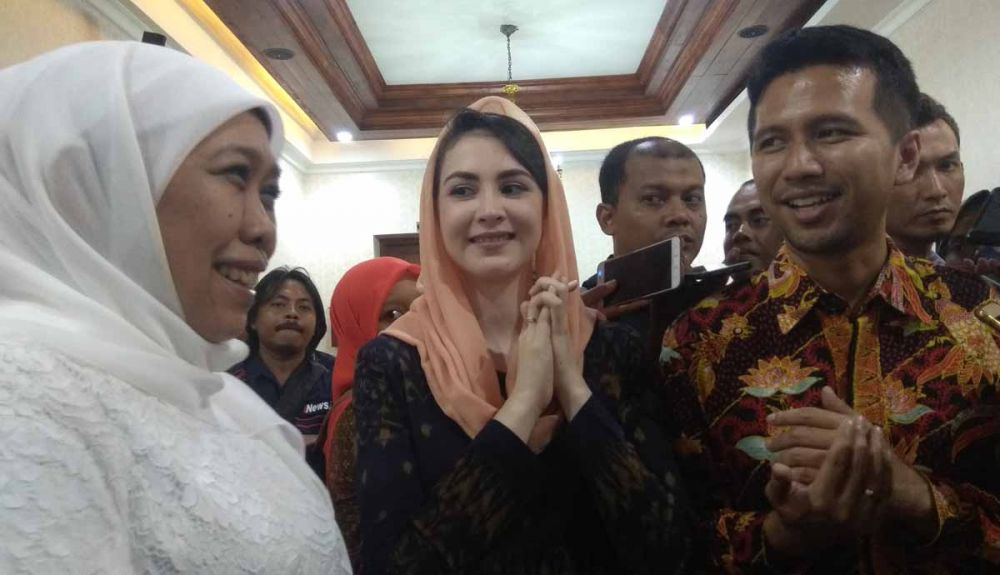 Gubernur dan Wakil Gubernur terpilih Khofifah Indar Parawansa dan Emil Dardak yang akan dilantik oleh Presiden Jokowi