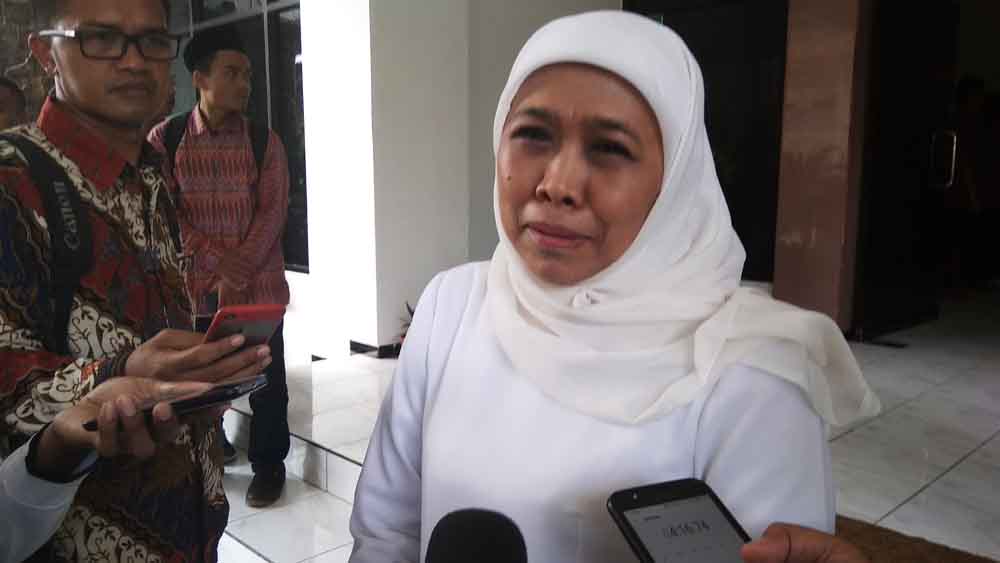 Gubernur Jatim terpilih Khofifah Indar Parawansa saat di Tulungagung