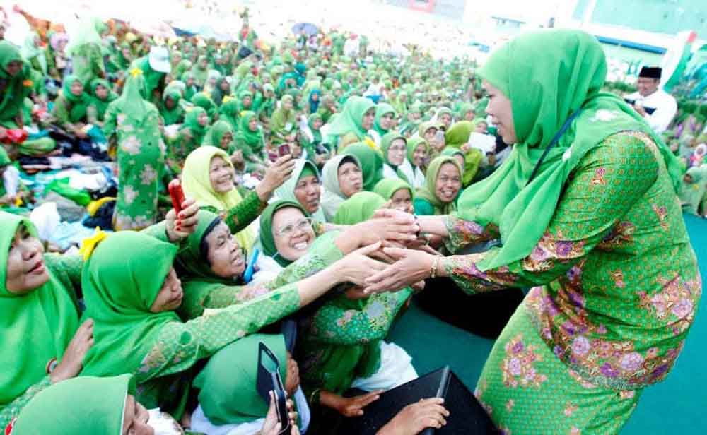 Ketua Umum PP Muslimat NU Khofifah Indar Parawansa dijadwalkan datang dalam doa untuk keselamatan bangsa