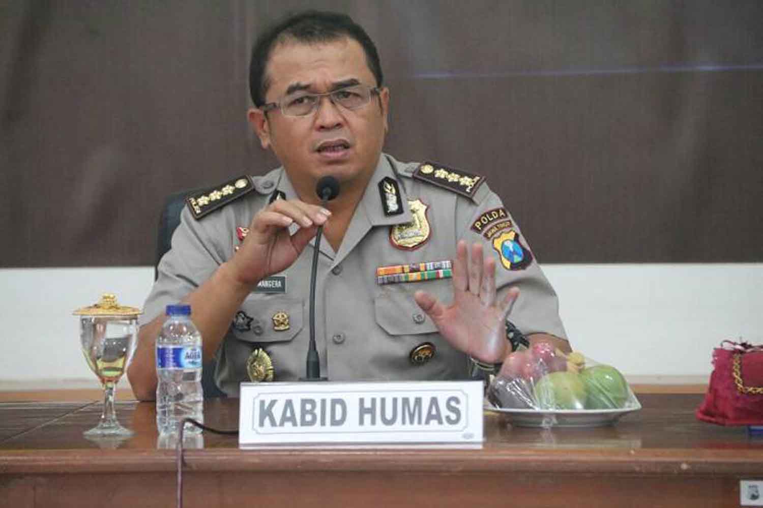 Kabid Humas Polda Jatim Kombes Pol Frans Barung
