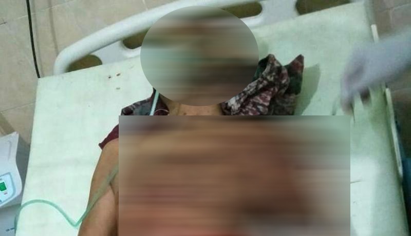 Korban saat di RSUD dr Mohammad Saleh Kota Probolinggo.