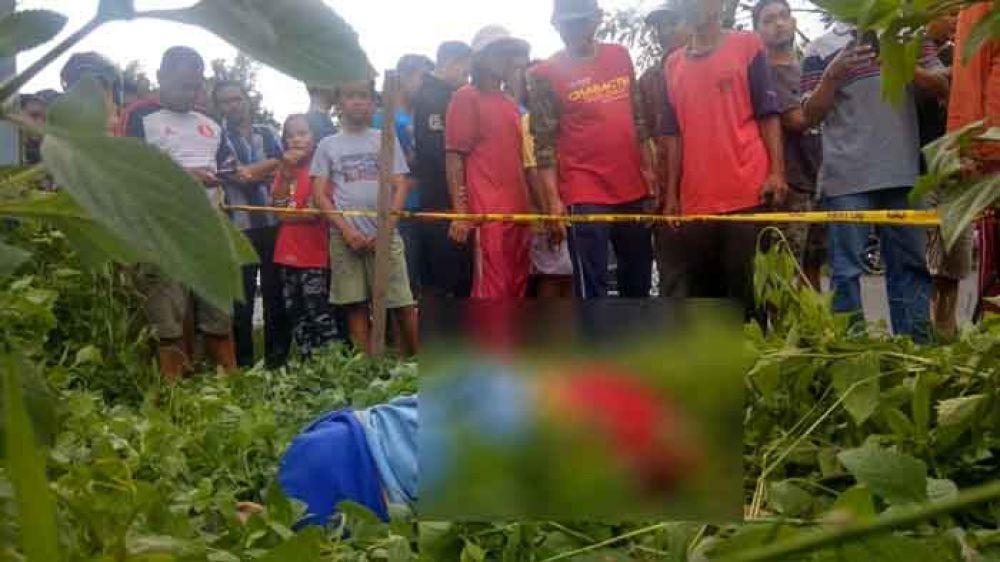 Korban yang ditemukan di semak-semak