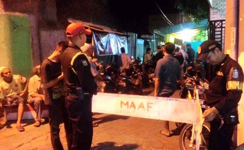 Rumah duka petugas KPPS Kapas Madya yang meninggal