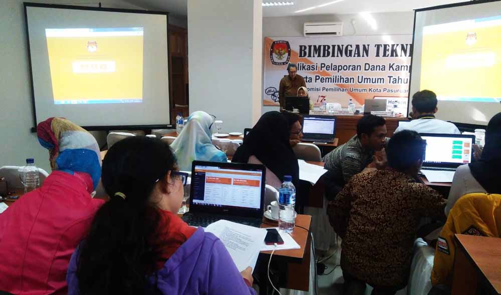 Bimtek KPU kota Pasuruan