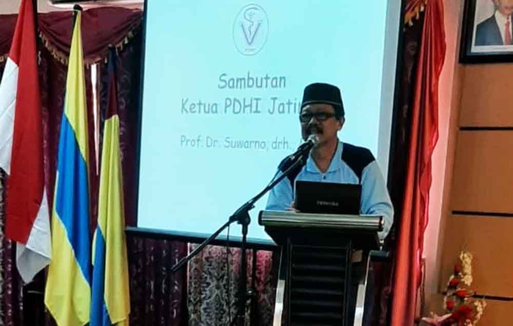 Ketua Perhimpunan Dokter Hewan Indonesia (PDHI) cabang Jawa Timur 1, Suwarno