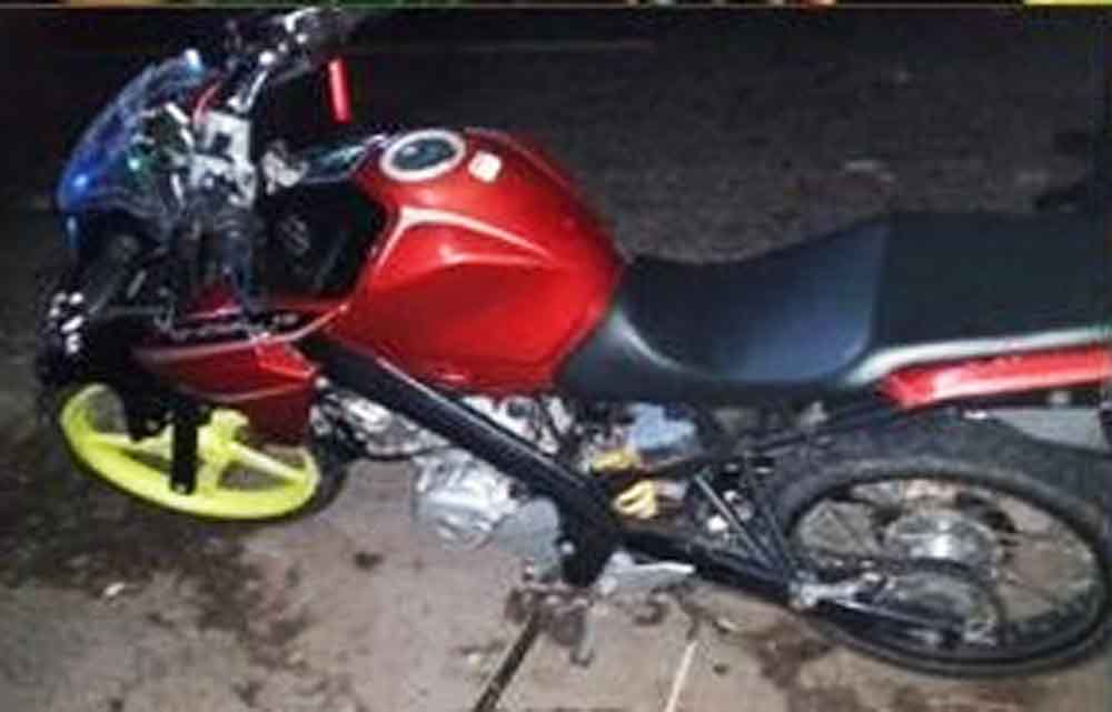 Motor Yamaha Vixion milik korban 