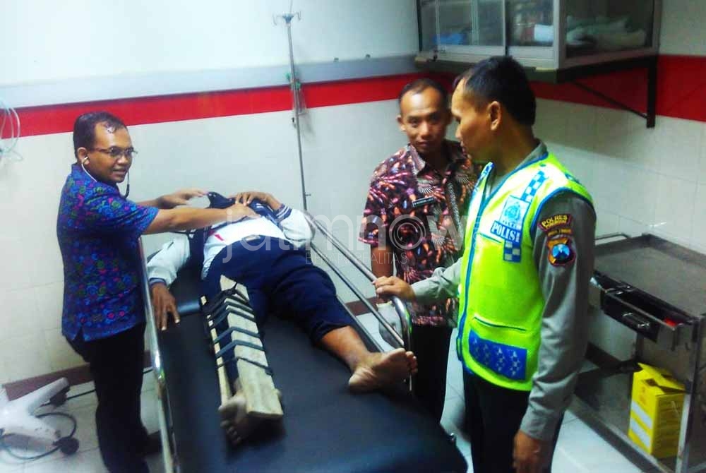 Bonari saat dirawat di RSUD dt Harjono Ponorogo