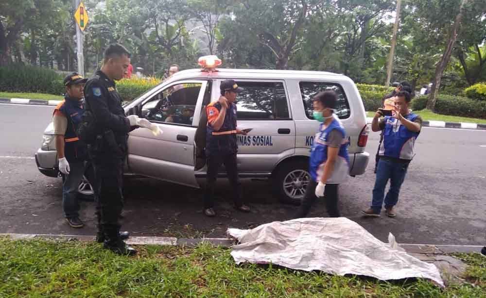 Kecelakaan menewaskan pesepeda di Jalan Ir Soekarno (MERR) pada Rabu (20/3/2019)