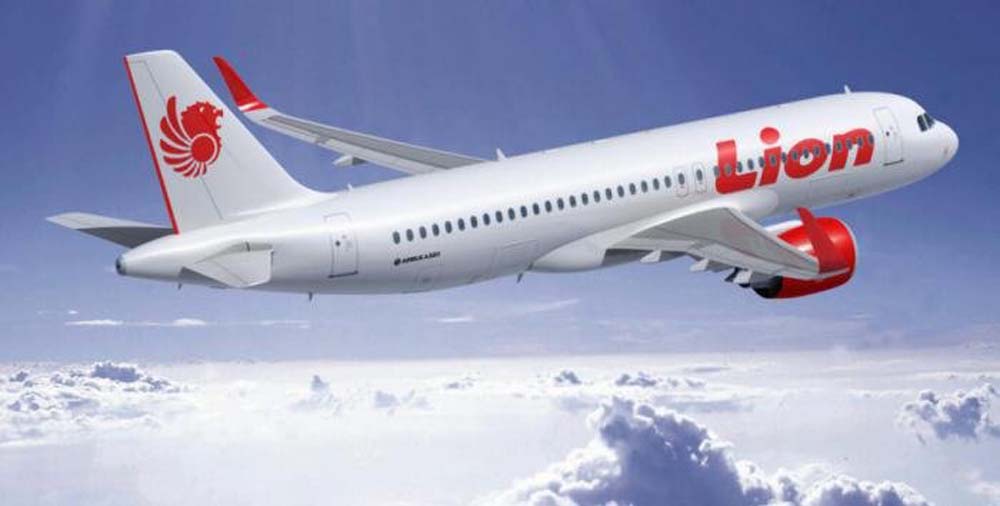 Ilustrasi pesawat Lion Air