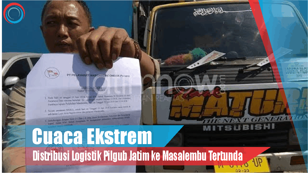 Video: Cuaca Ekstrem, Distribusi Logistik Pilgub ke Masalembu Tertunda