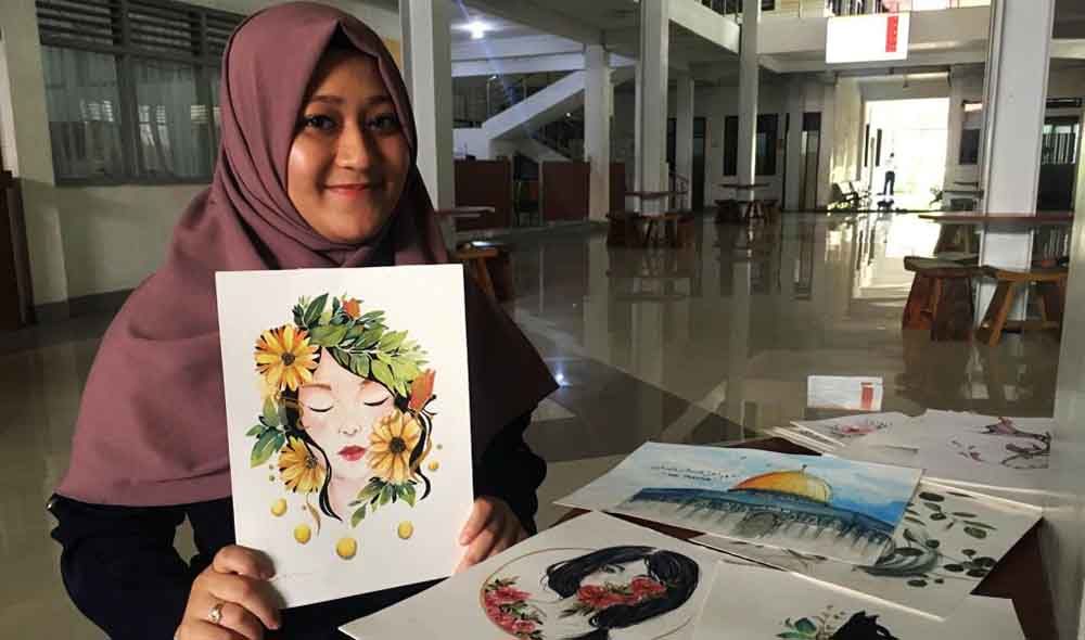 Hasil Karya Mahasiswi di Surabaya ini Tembus Pasar Singapura