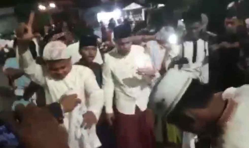 Screenshoot video penyobekan yang beredarv di media sosial