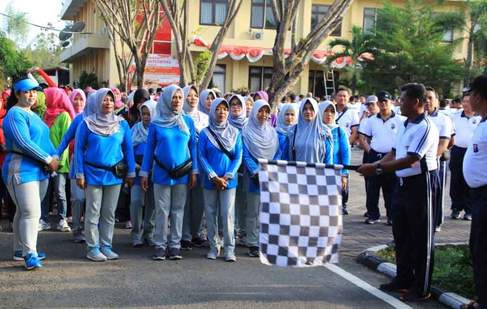Meriahnya Peringatan Hari Bhayangkara di Magetan