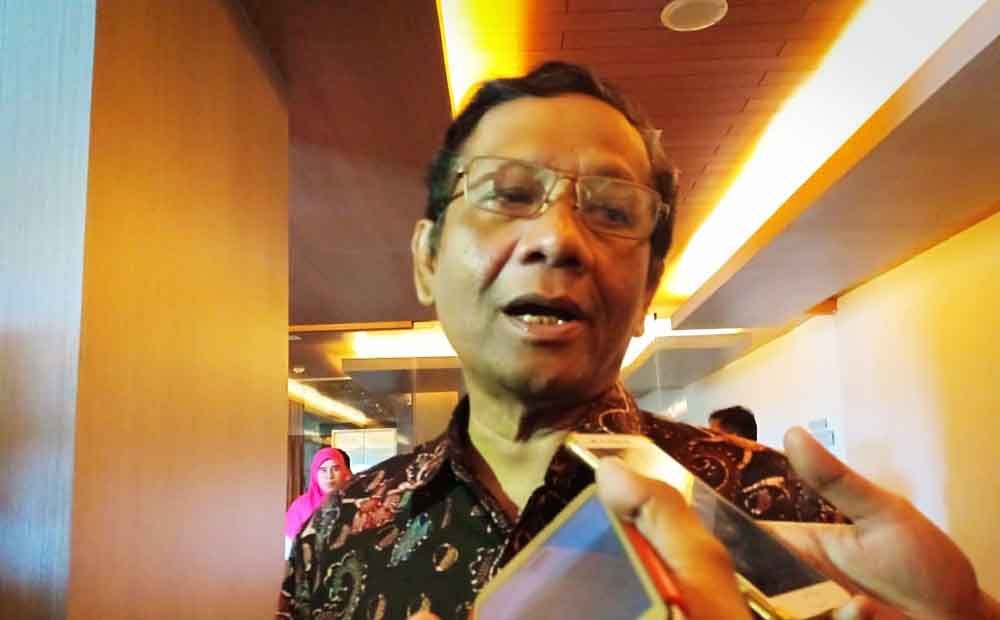 Mahfud MD saat di Banyuwangi