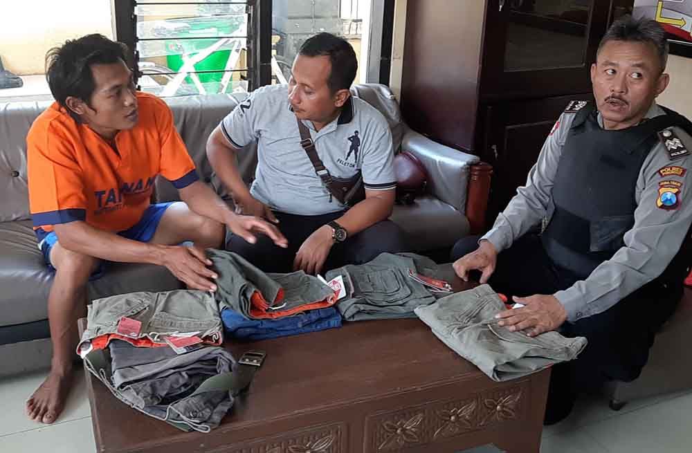 Pelaku diamankan di Polsek Sukorejo