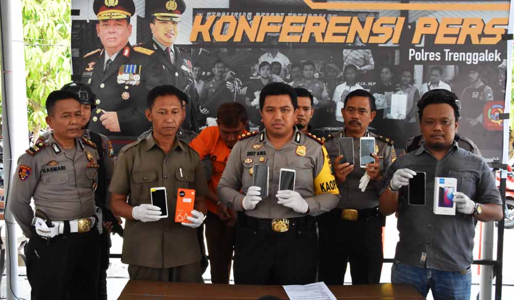 Barang bukti yang berhasil diamankan