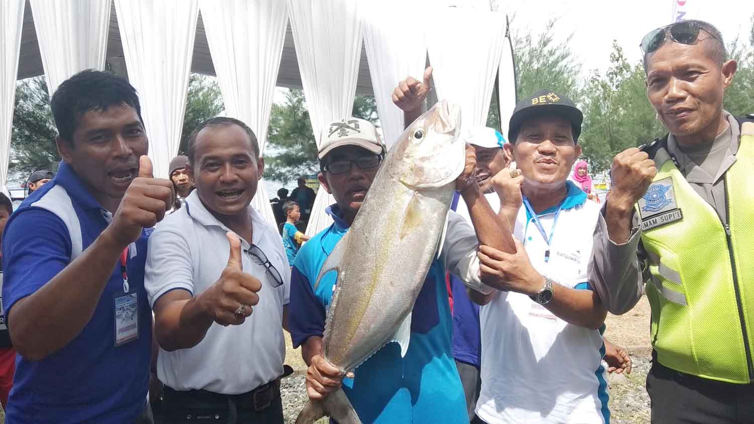 Pemenang lomba 1,2, & 3 Banyuwangi Fishing Festival 2018.