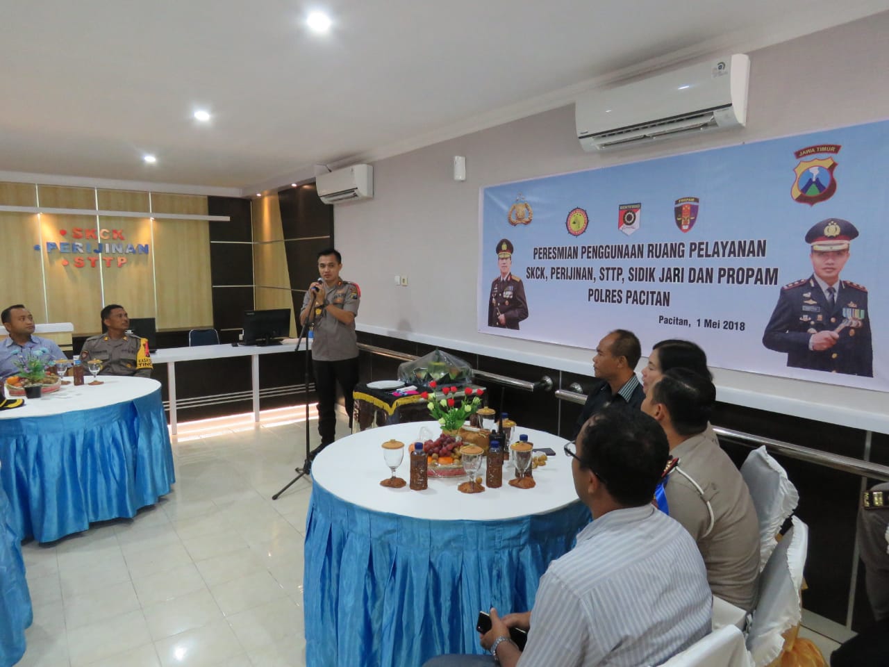 Demi Layanan Prima, Mapolres Pacitan Dipercantik