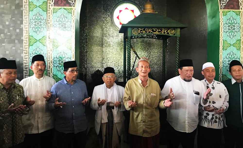 Kunjungi Bumi Sholawat, KH Ma'ruf Bicara Arus Baru Ekonomi Indonesia