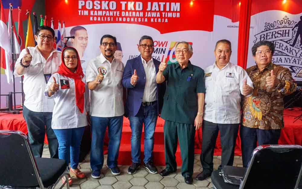 Acara konsolidasi pemenangan Jokowi Jatim di Surabaya