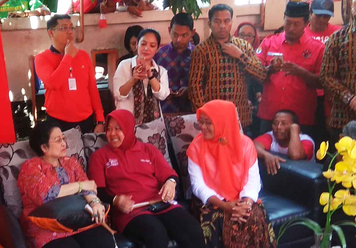 Gemar Blusukan, Megawati: Mbak Risma Seperti Saya Waktu Presiden