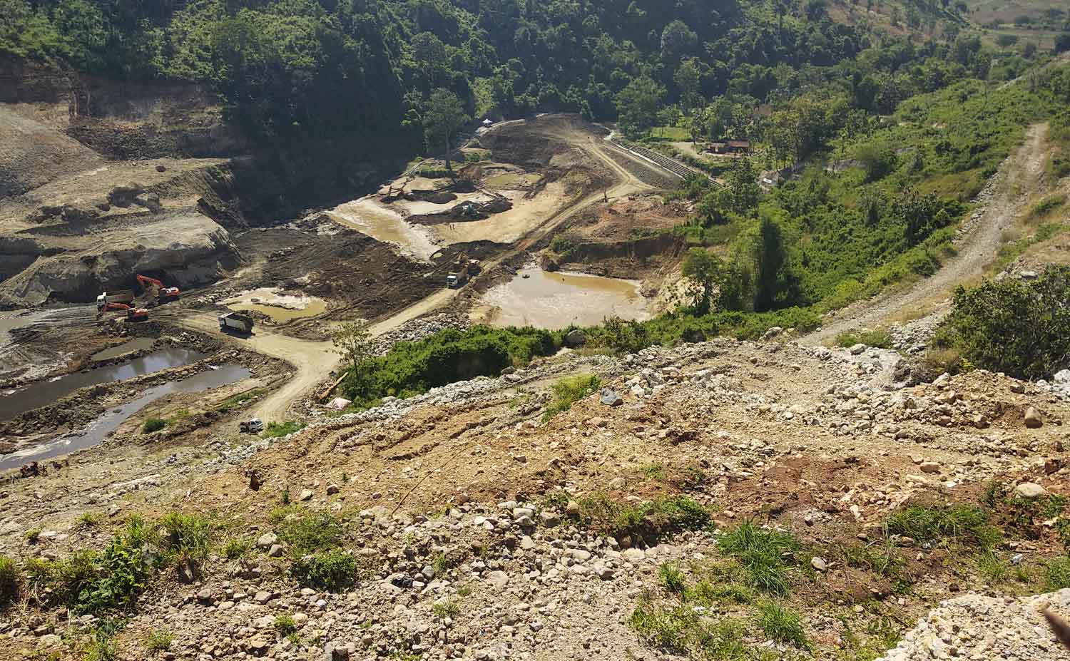 Waduk Bendo yang berlokasi di Dusun Ngindeng, Desa Bendo, Kecamatan Sawoo, Kabupaten Ponorogo.
