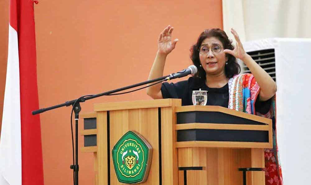 Menteri Susi Ajak Mahasiswa Kembangkan Potensi Kelautan Indonesia 