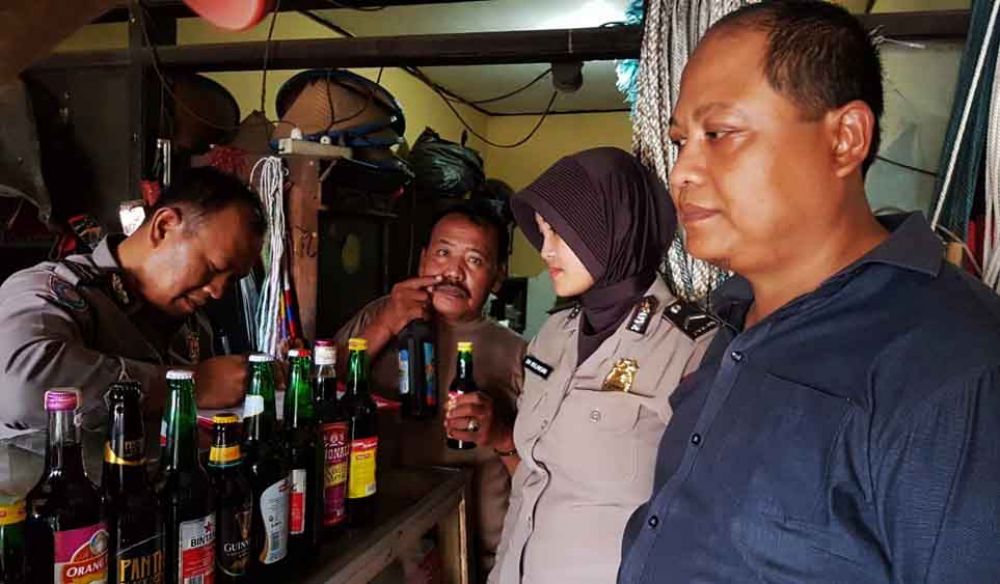 Razia miras yang digelar di Malang