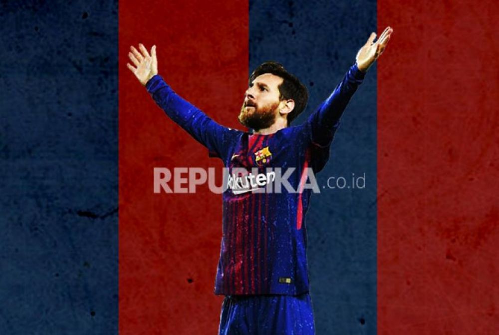 Momen Ikonik Lionel Messi (Foto: Infografis Republika)